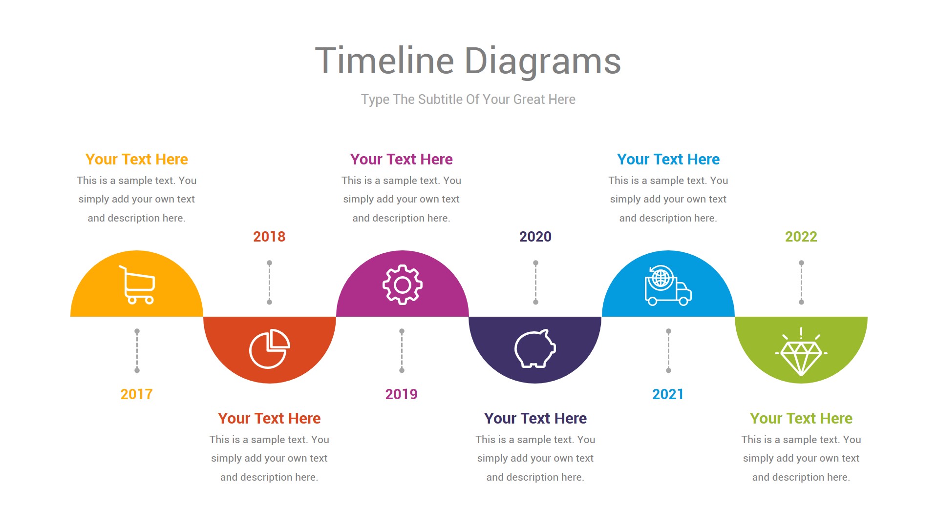 Timeline Diagrams PowerPoint Template by Neroox | GraphicRiver