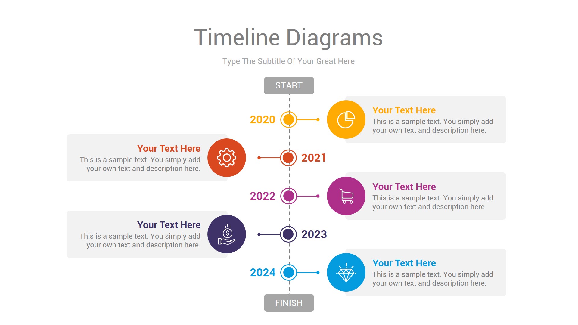 Timeline Diagrams PowerPoint Template by Neroox | GraphicRiver