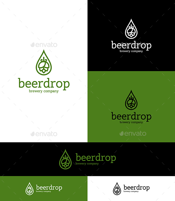 Beer Hop Logo and Drop