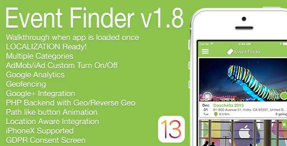 Event Finder Full - CodeCanyon 13767047