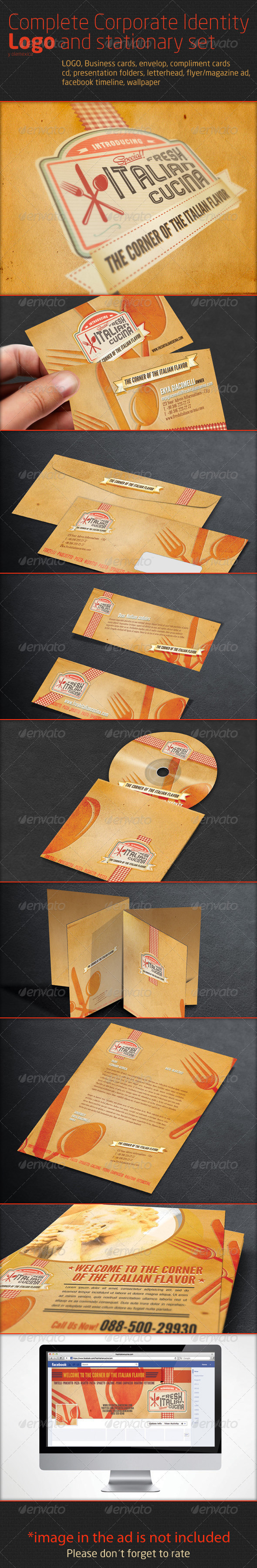 Complete Corporate Identity Logo and stationary se - Stationery Print Templates
