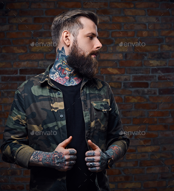 Worlds Most Tattooed Man  List of Most Tattooed Woman in World Heavily Tattooed  man Bearded tattooed man and More  News