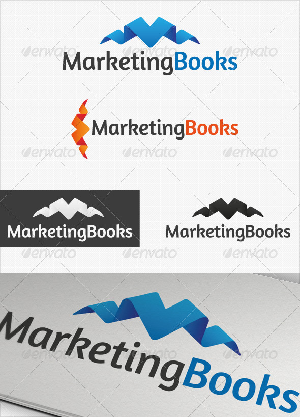 Marketing Books Business logo - Symbols Logo Templates