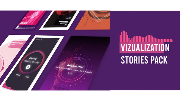 Visualizer Audio Stories - VideoHive 28799207