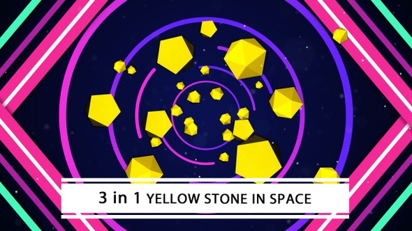 Yellow Stone In Space