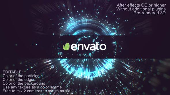 Crystall Particle Logo - VideoHive 28806397