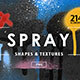 214 Spray Shapes & Textures