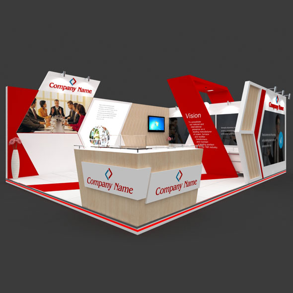 Exhibition Booth 3D - 3Docean 28811529