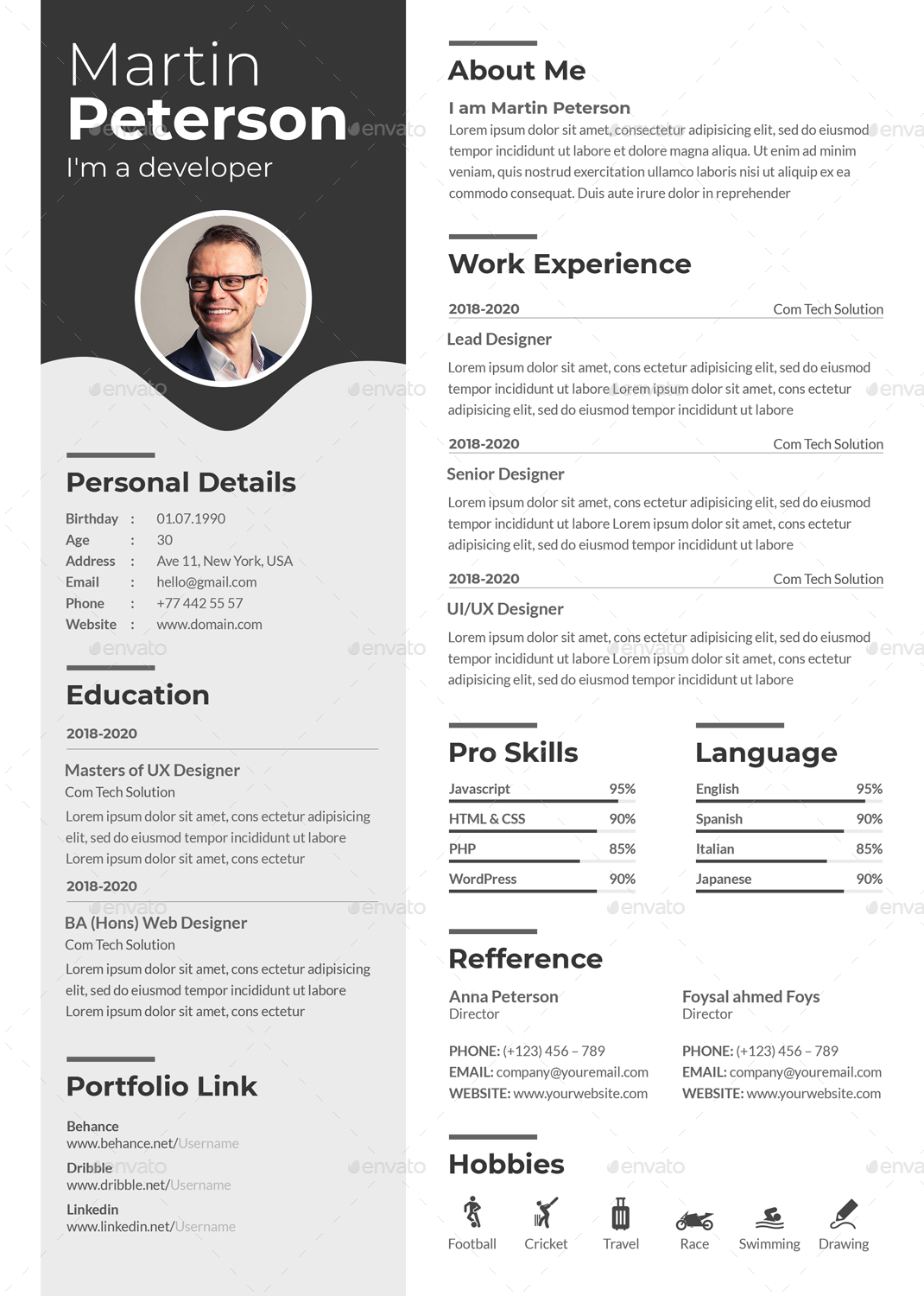 Resume, Print Templates | GraphicRiver