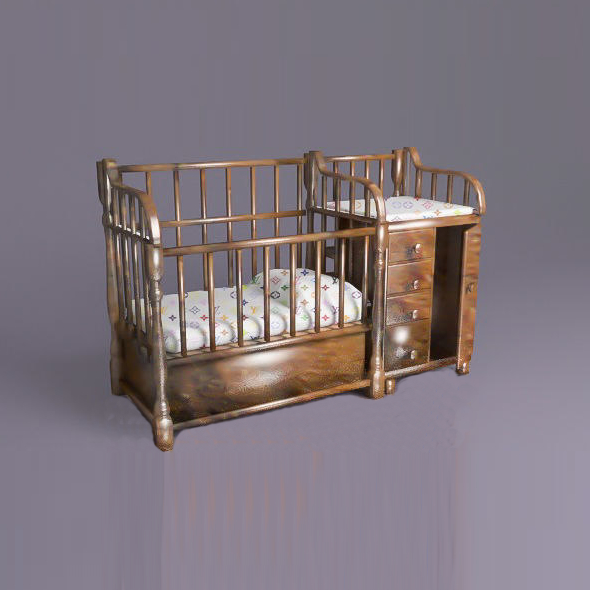 Baby Bed 2 - 3Docean 28812491