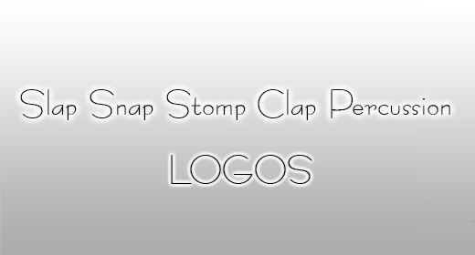Slap Snap Stomp Clap Percussion Logos