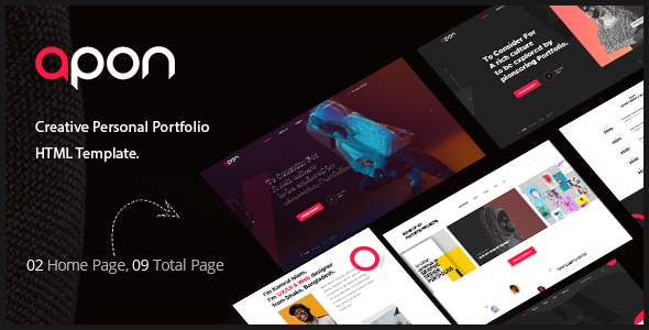 Extraordinary Apon - Creative Portfolio & Agency HTML Template