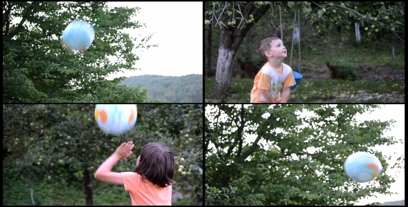 Kids Playing With The Ball 2 - 4 Videos