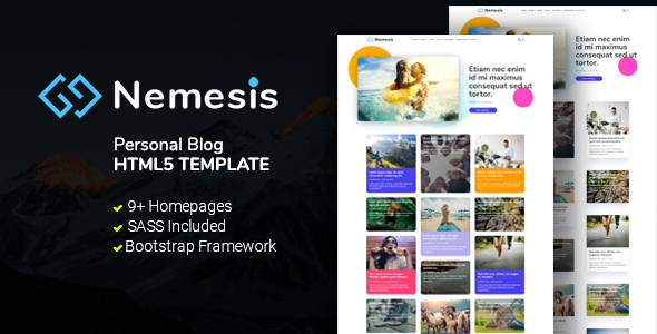 Nemesis Blog - ThemeForest 25714497
