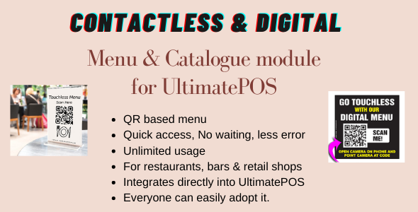 Digital Product catalogue & Menu module for UltimatePOS
