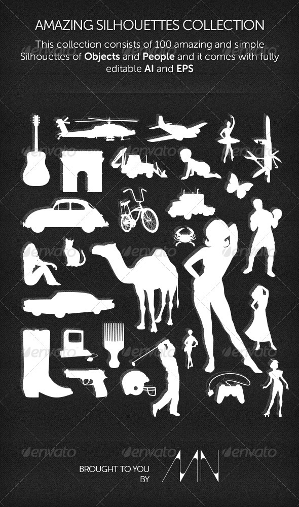 Silhouettes Collection - Miscellaneous Vectors