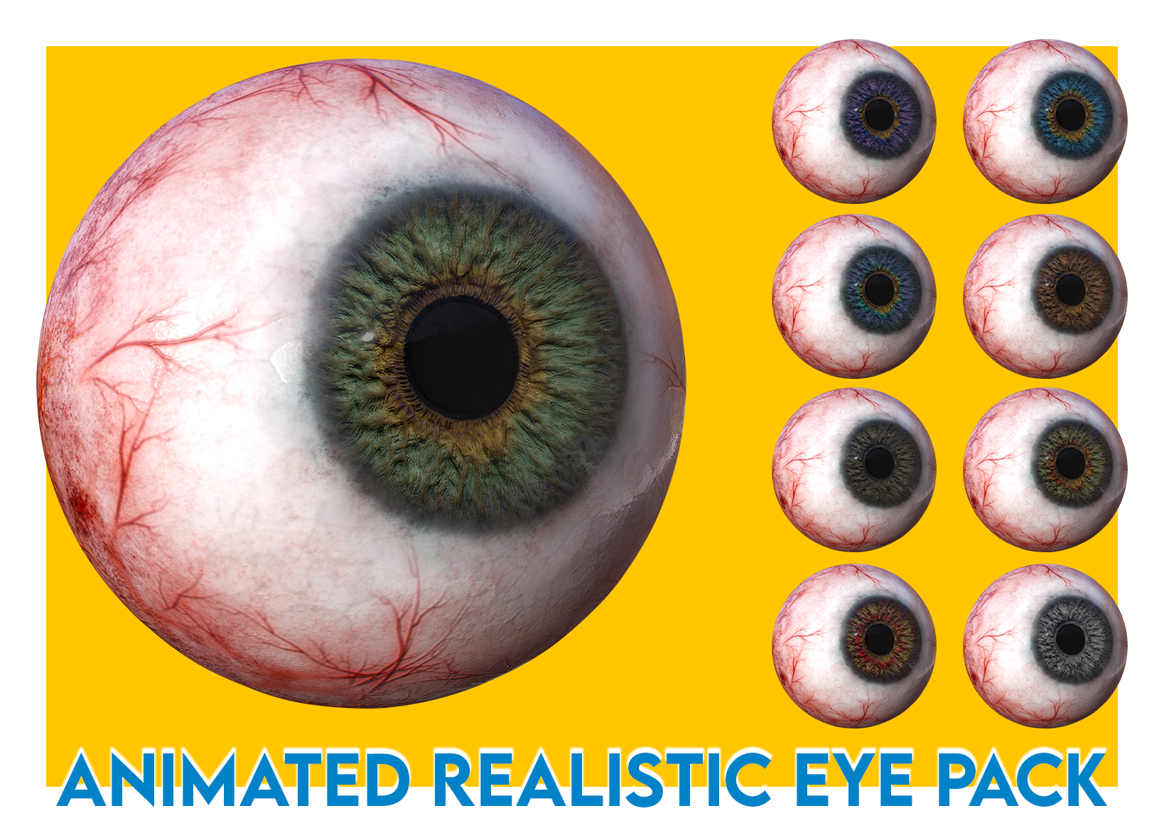 Eye anatomy photorealistic eyeball by henryrietra | 3DOcean
