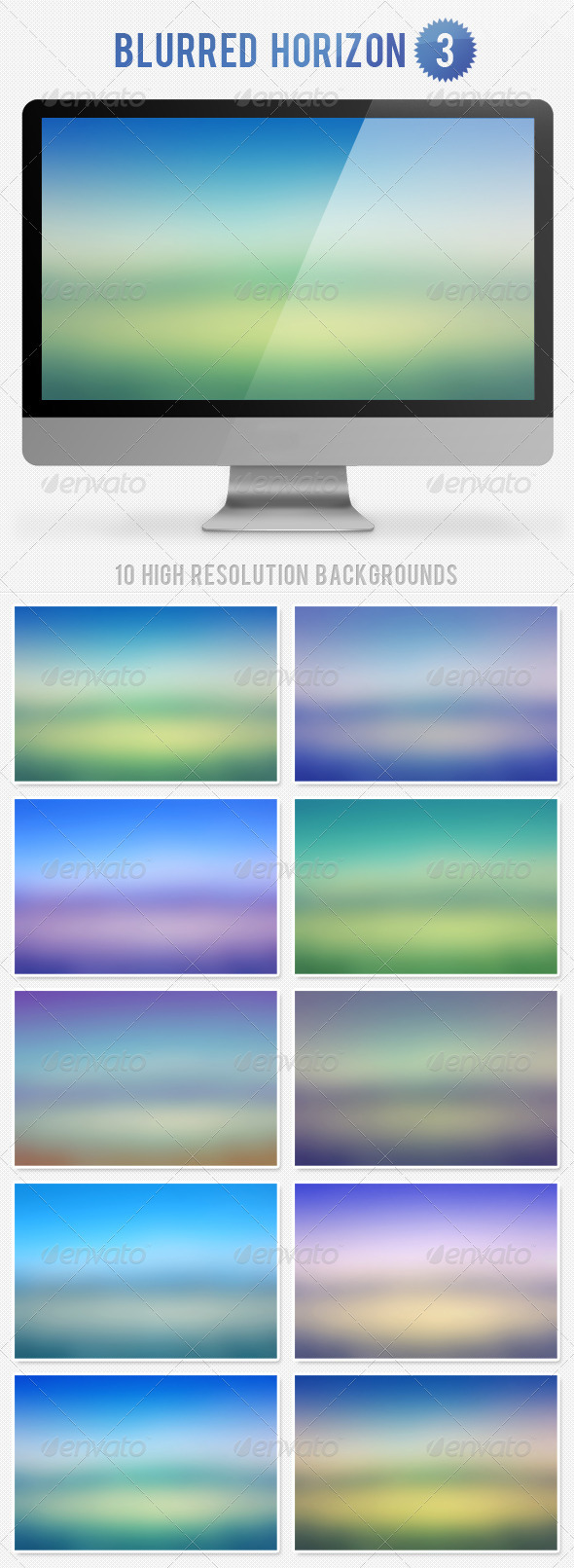Blurred Horizon Background 3 - Nature Backgrounds