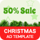 Shopping E-commerce Christmas Sale Banner SE021