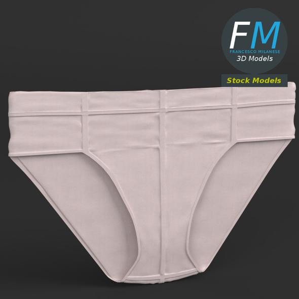 Flat briefs underwear - 3Docean 28834424