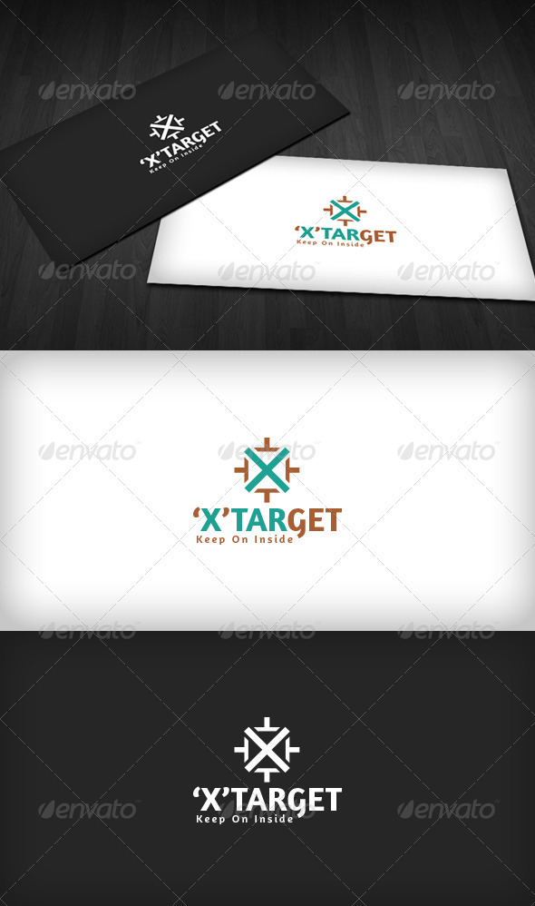 ‘X’ Target Logo - Letters Logo Templates