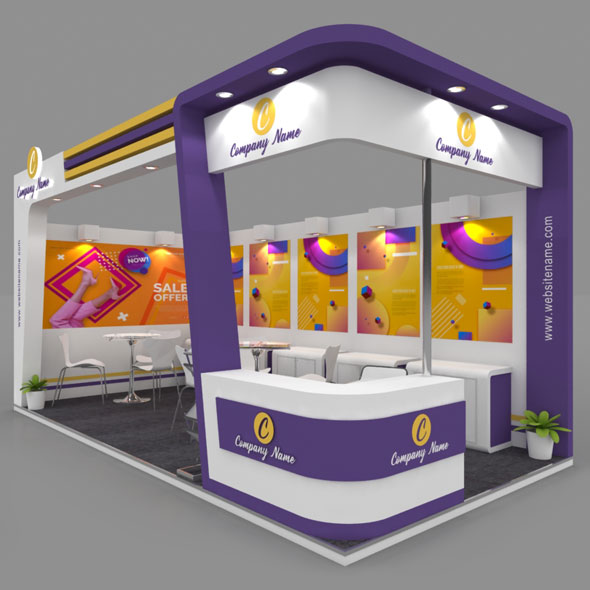 Exhibition Booth 3D - 3Docean 28837530
