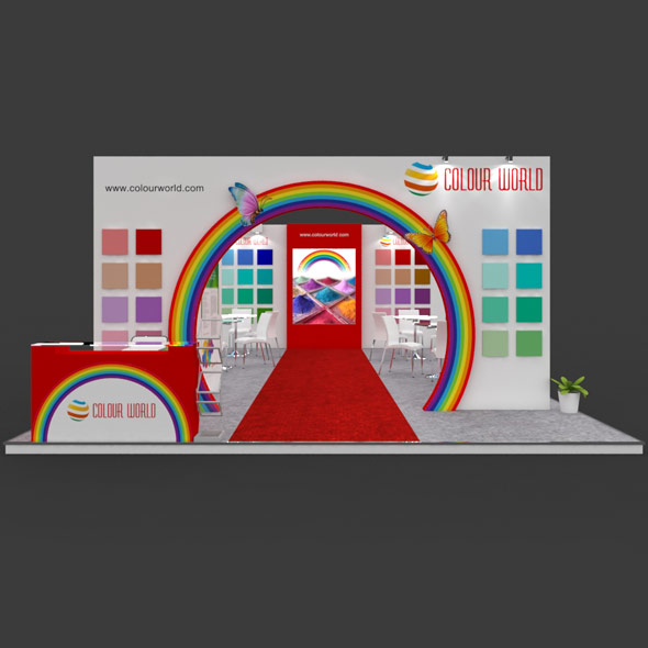 Exhibition Booth 3D - 3Docean 28837541