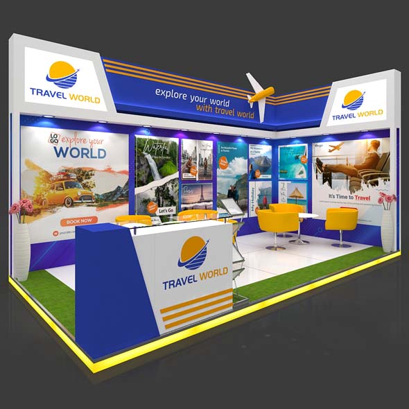 Exhibition Booth 3D - 3Docean 28837559