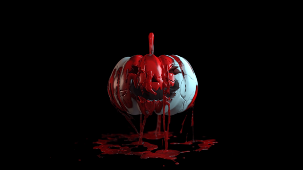 Horror Pumpkin Logo - VideoHive 28842225
