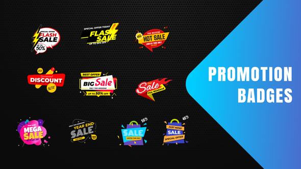 Badges Sale Promo - VideoHive 28854025