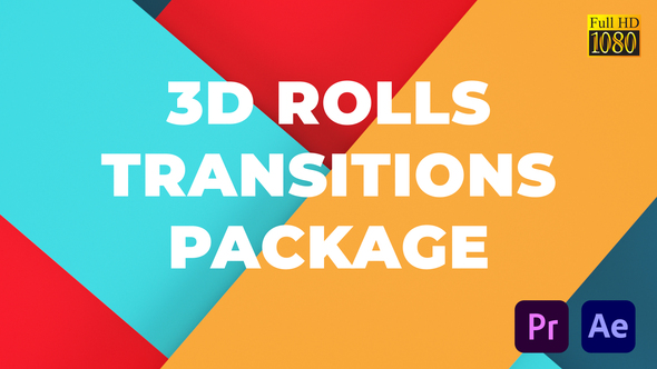 Glance and Folding 3D Rolls Transitions