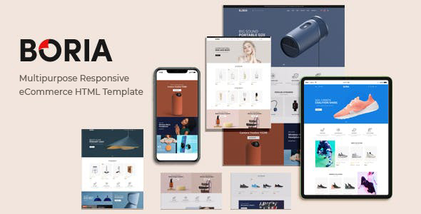 Excellent Boria - Multipurpose Responsive eCommerce HTML Template