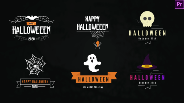 Halloween Titles Pack-Premiere Pro