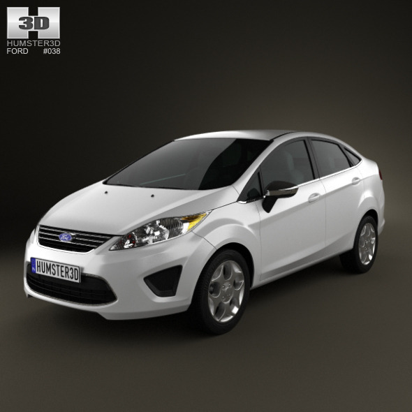Ford Fiesta Sedan 2012 - 3DOcean Item for Sale