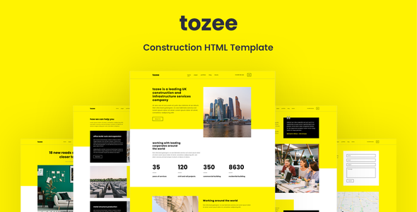 Nice Tozee - Construction HTML Template