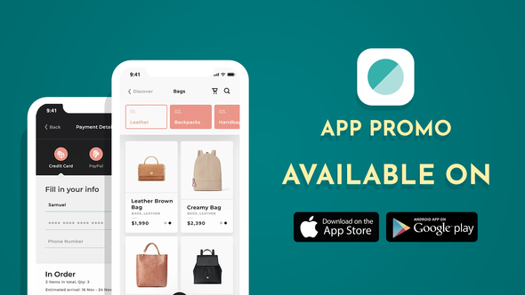 Instant App Promo - After-Effects Template