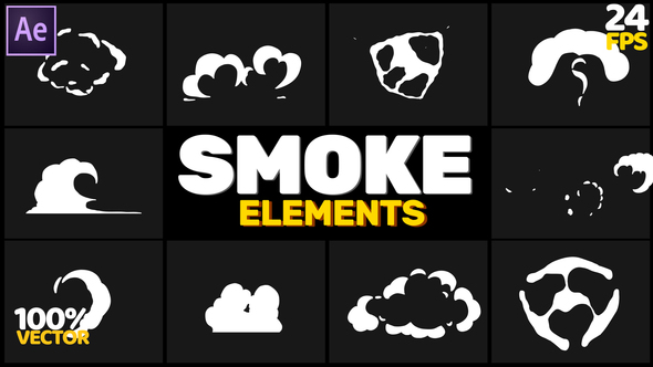 Smoke ElementsAfter Effects - VideoHive 28874633