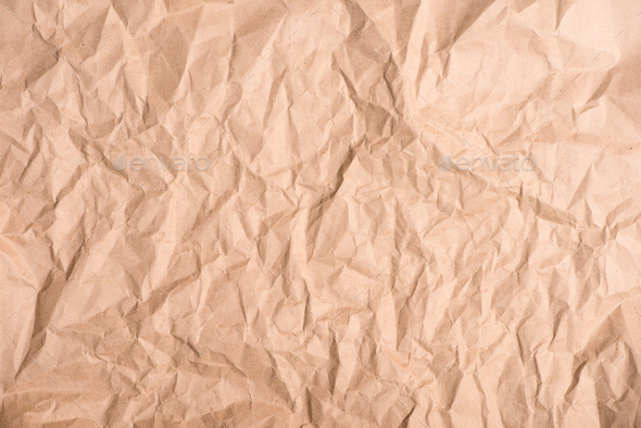 Close up crumpled brown paper texture and background - Stock Image -  Everypixel