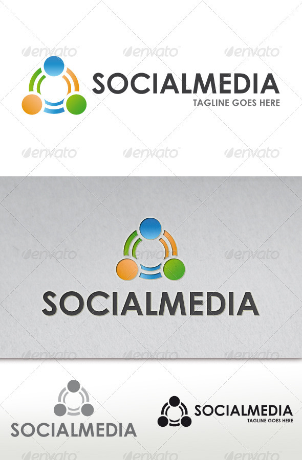 Social Media Logo - Vector Abstract