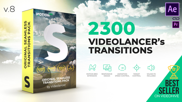 Videolancer's Transitions | Original Seamless Transitions Pack