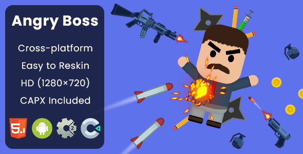 Angry Boss - HTML5 Game | Construct 2 & Construct 3