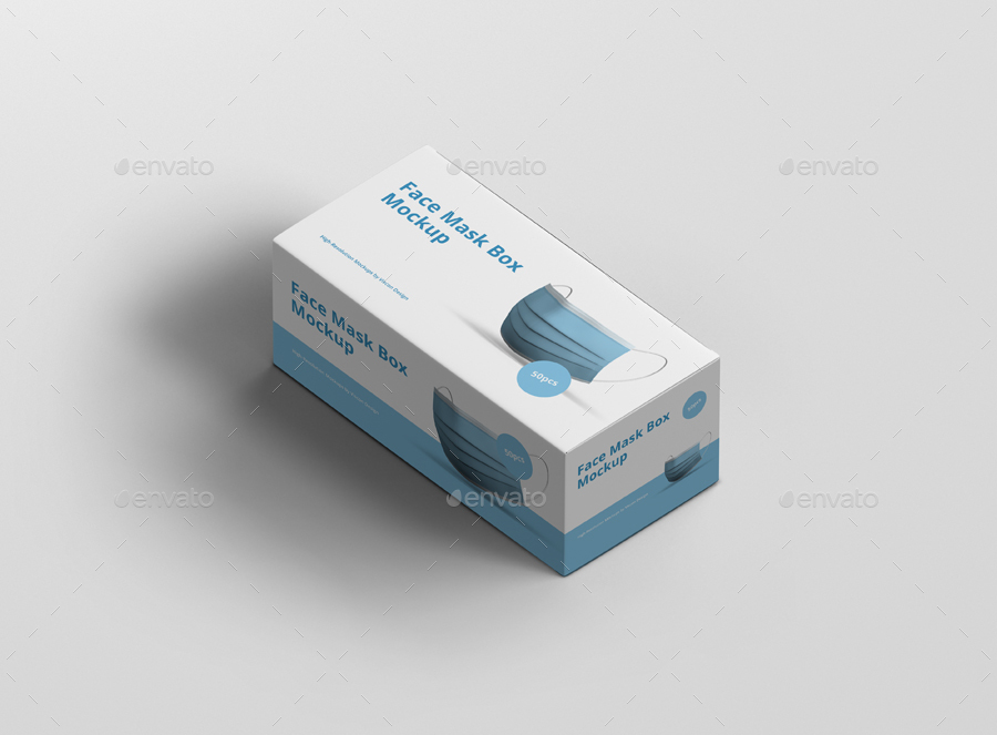 Download Face Mask Box Mockup By Visconbiz Graphicriver