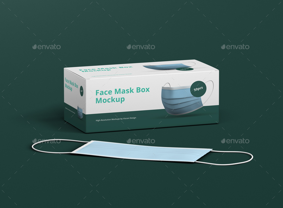 Download Face Mask Box Mockup By Visconbiz Graphicriver