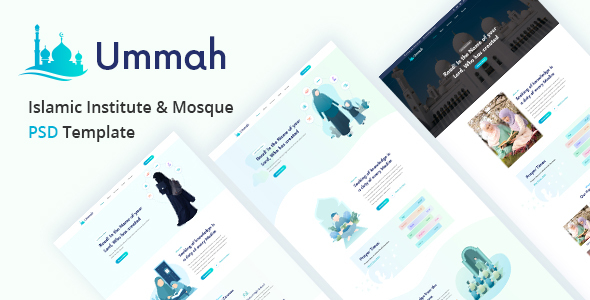 Ummah- Islamic InstituteMosque - ThemeForest 28890286