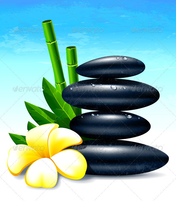 Spa Vector Illustration - Flowers & Plants Nature