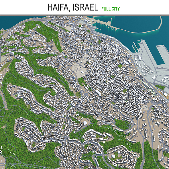Haifa city Israel - 3Docean 28901480