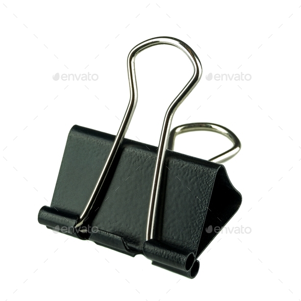 A Paper Clamp Clip - Stock Photo - Images