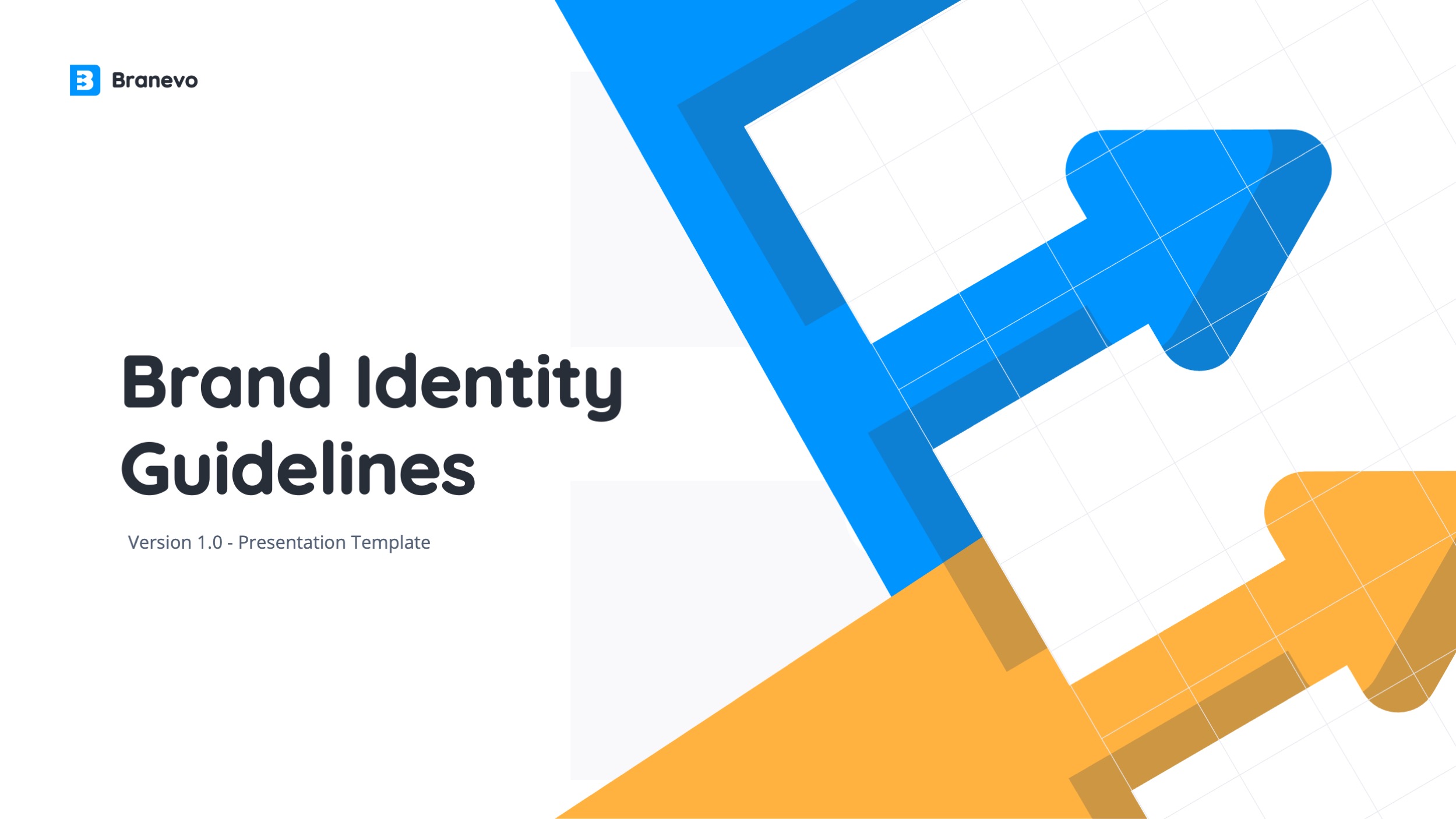 Brand Identity Guidelines PowerPoint Template, Presentation Templates