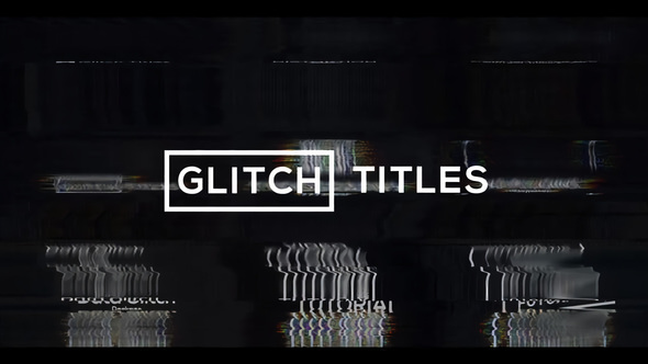 Glitch Modern Titles & Lower Thirds