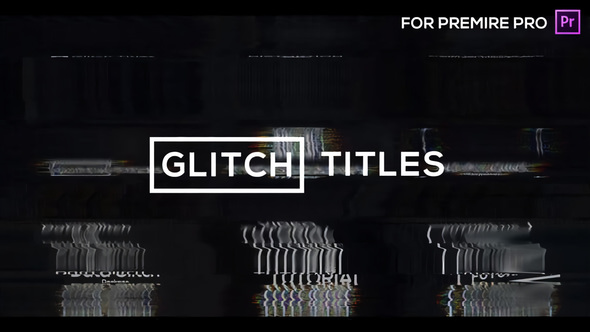 Glitch Modern Titles & Lower Thirds for Premiere Pro